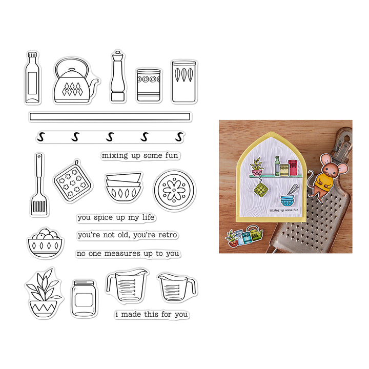 Hero Arts On the Shelf Clear Stamp Set