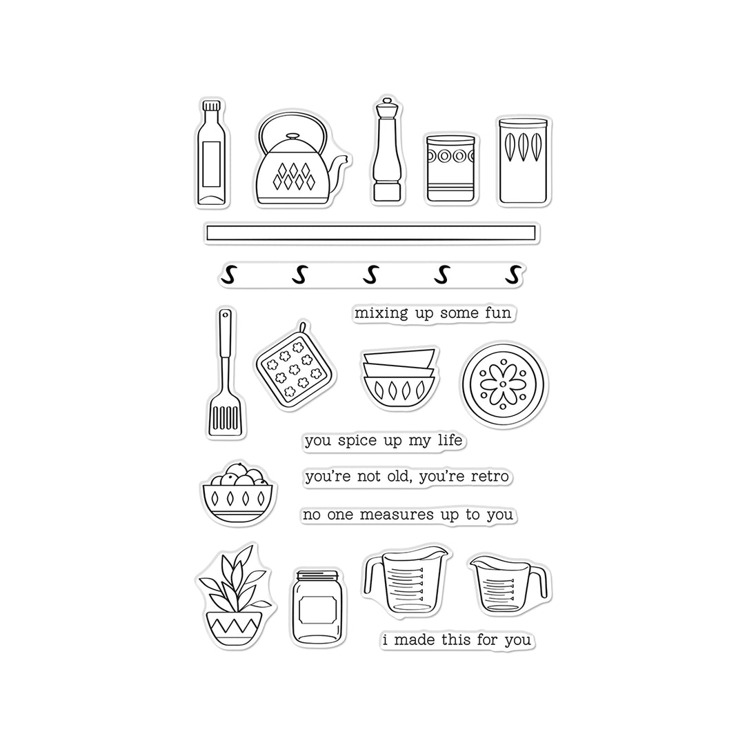 Hero Arts On the Shelf Clear Stamp Set