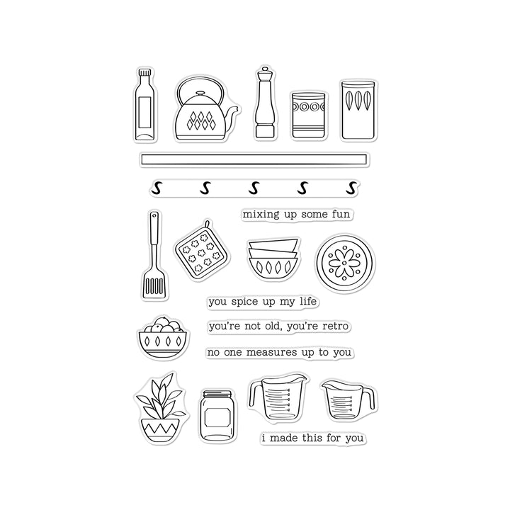 Hero Arts On the Shelf Clear Stamp Set