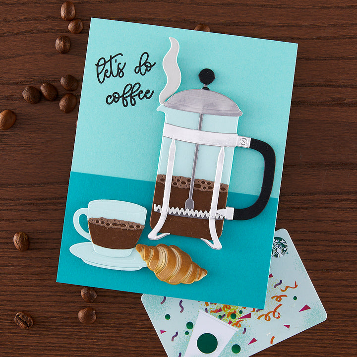 Hero Arts Coffee and Croissant Die Set