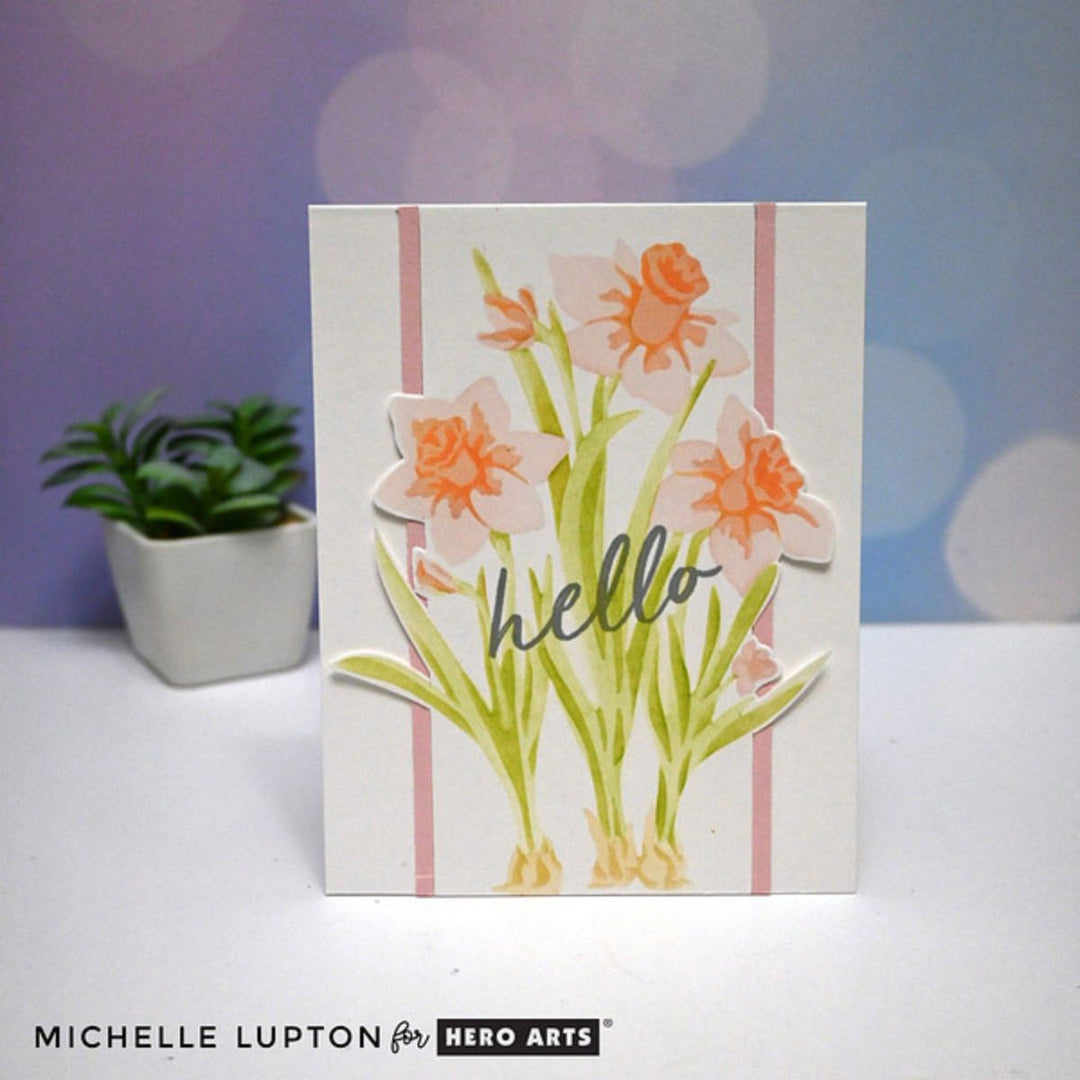 Daffodils Layering Stencils of the Month - February 2025