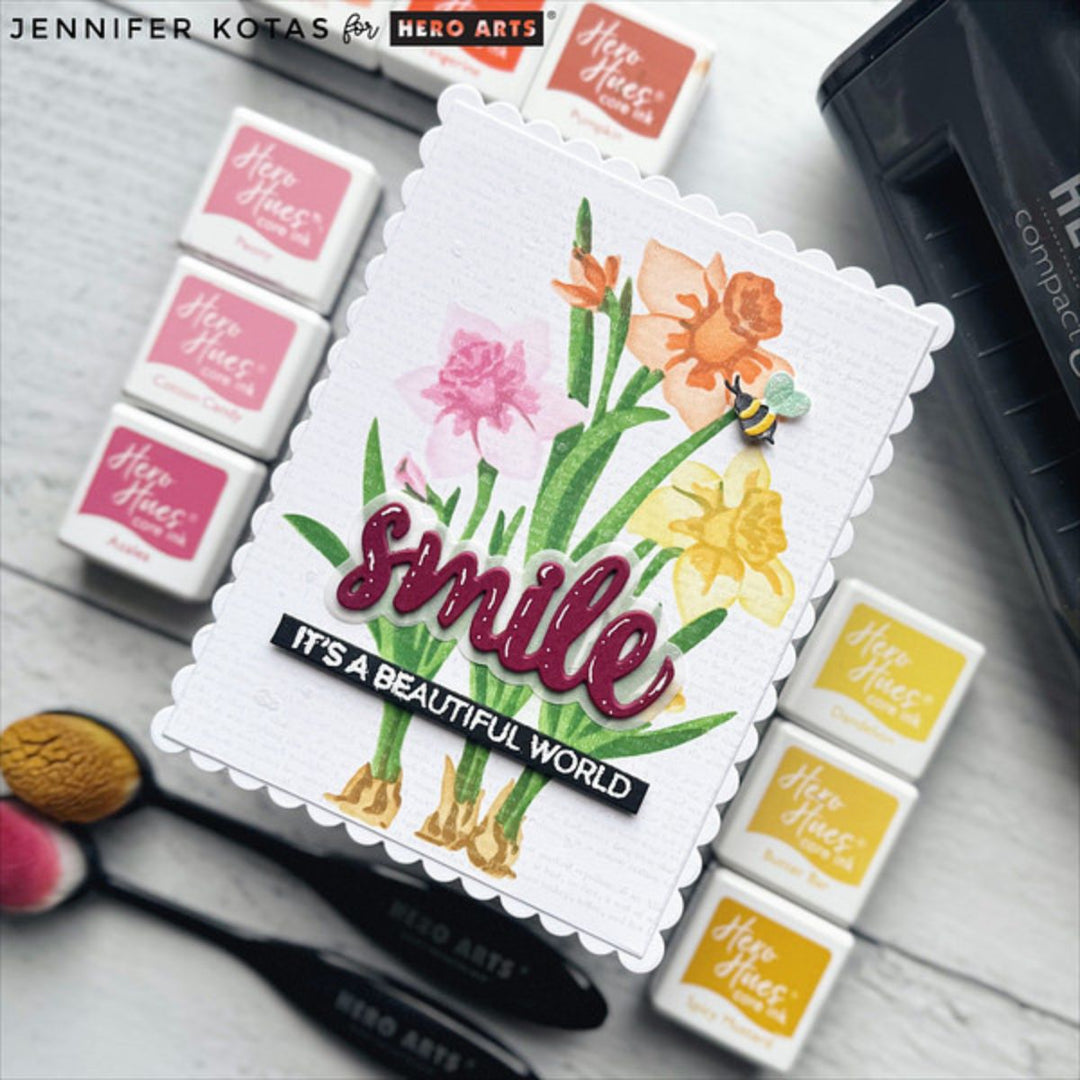 Daffodils Layering Stencils of the Month - February 2025