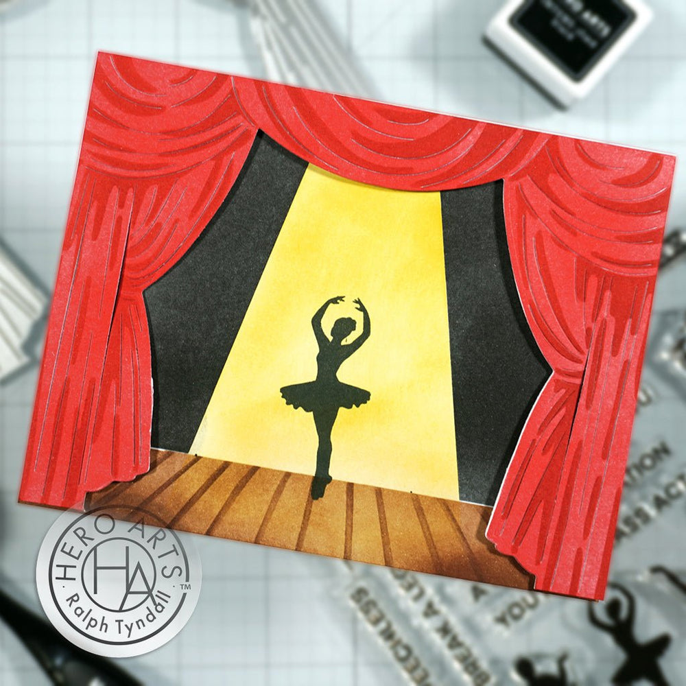 SA264 HA + RT Color Layering Stage Curtain Stencils - Hero Arts